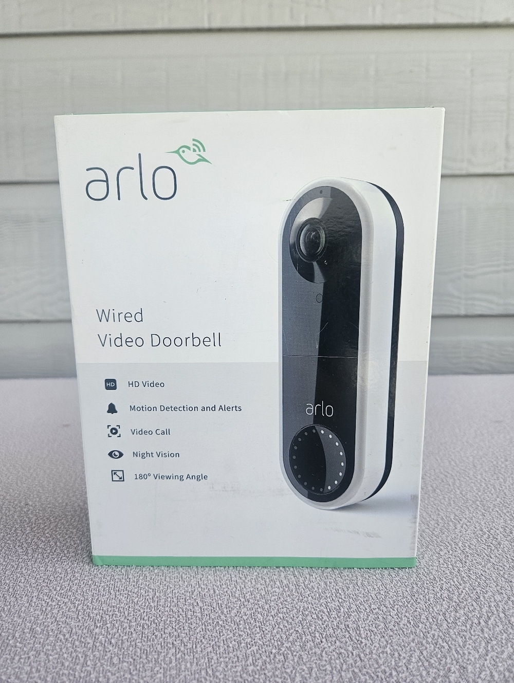 Arlo Wired Video Doorbell AVD1001 HD Video Night Vision Motion Detection